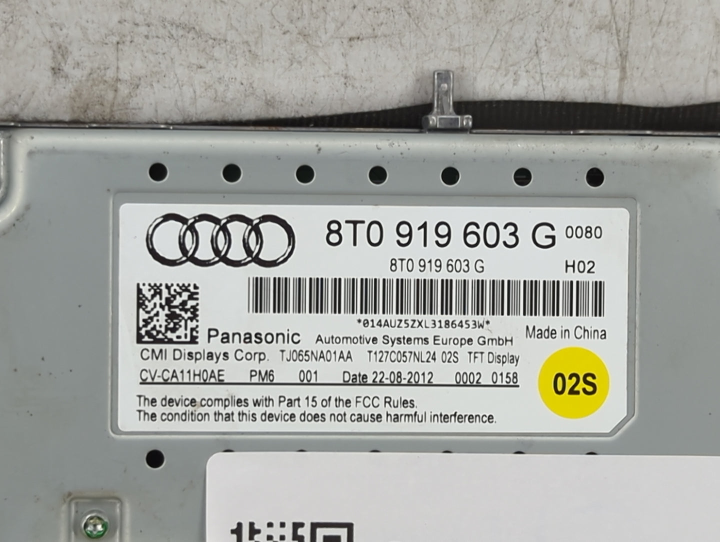 2009-2016 Audi A4 Information Display Screen - Oemusedautoparts1.com