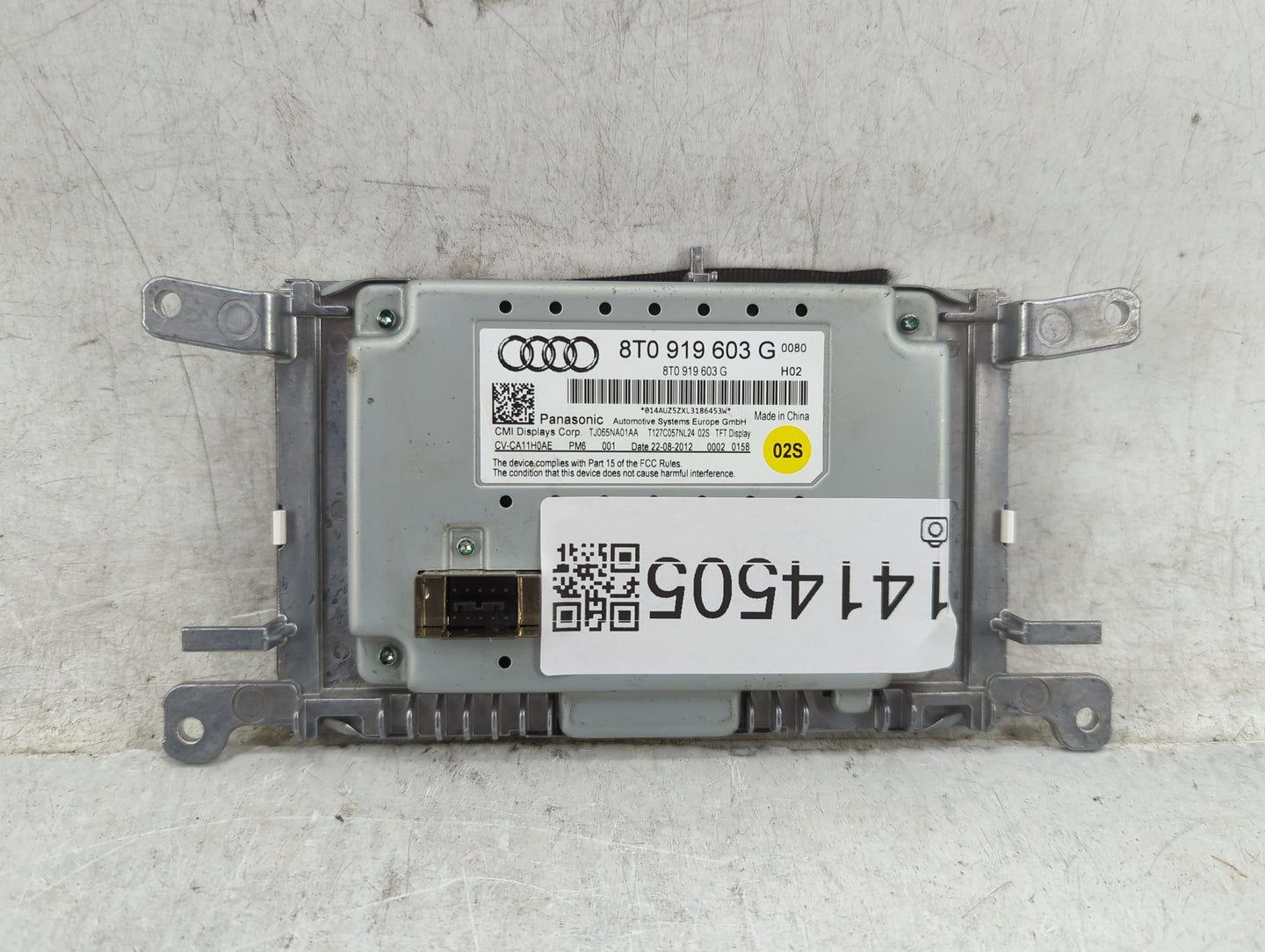 2009-2016 Audi A4 Information Display Screen - Oemusedautoparts1.com