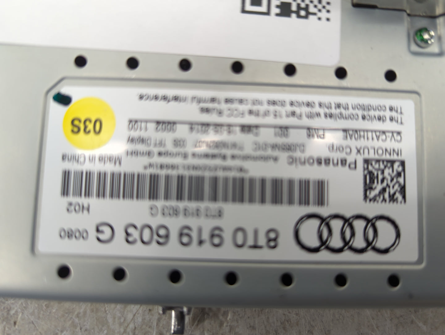 2009-2016 Audi A4 Information Display Screen - Oemusedautoparts1.com
