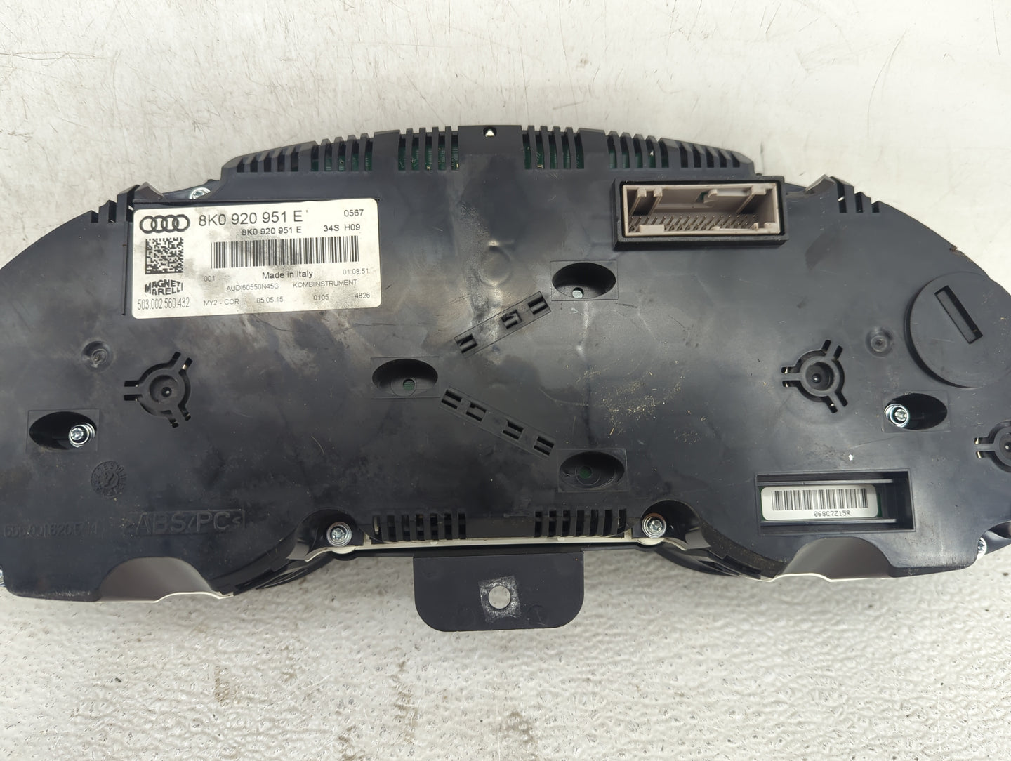 2013-2016 Audi A4 Instrument Cluster Speedometer Gauges P/N:8K0920951E 503.002.560.432 Fits Fits 2013 2014 2015 2016 OEM Use