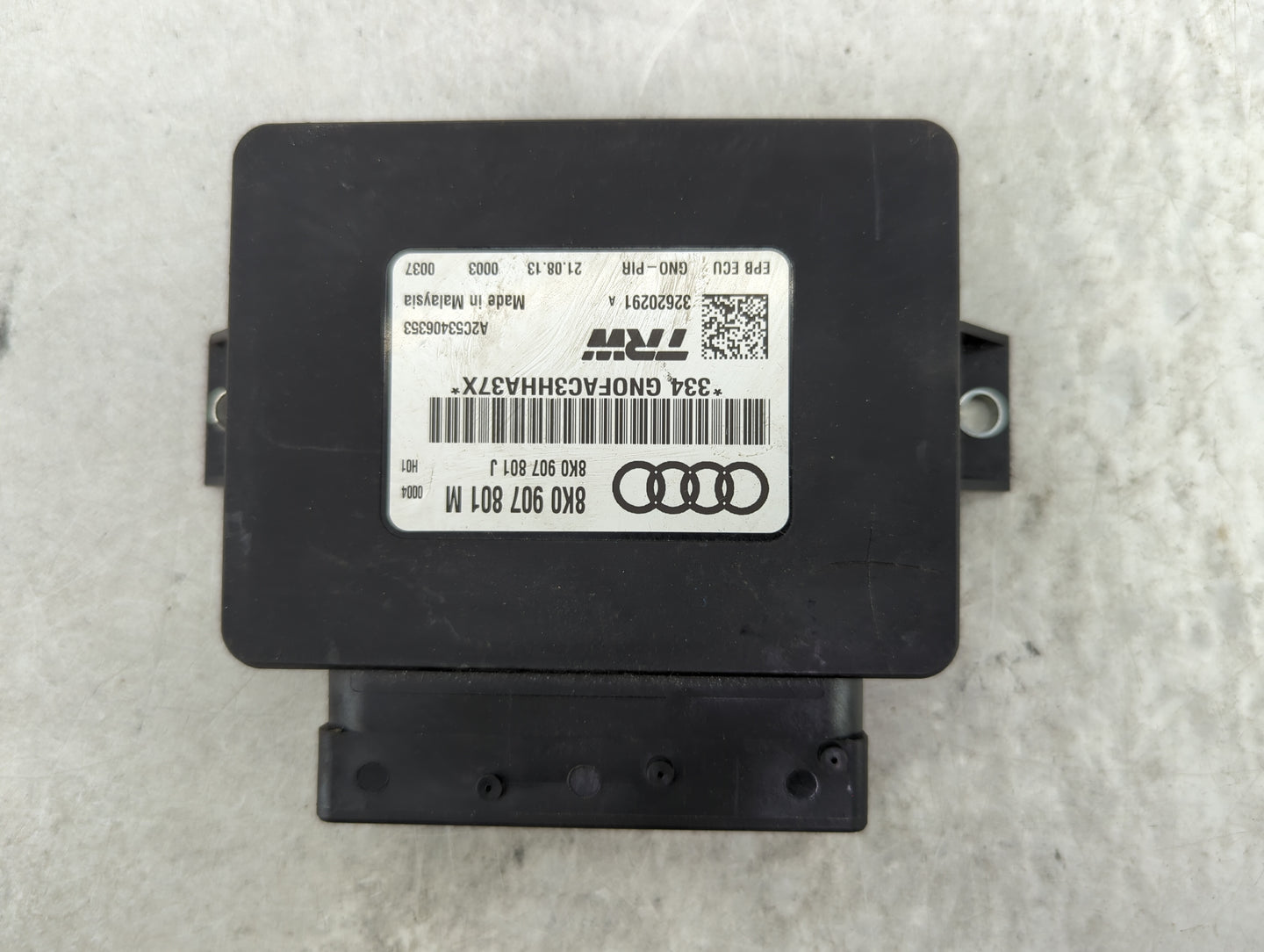 2009-2016 Audi A4 Parking Brake Control Module - Oemusedautoparts1.com