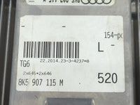 2014-2015 Audi A4 PCM Engine Control Computer ECU ECM PCU OEM P/N:0 261 S09 829 8K5 907 115 M Fits Fits 2014 2015 OEM Used A