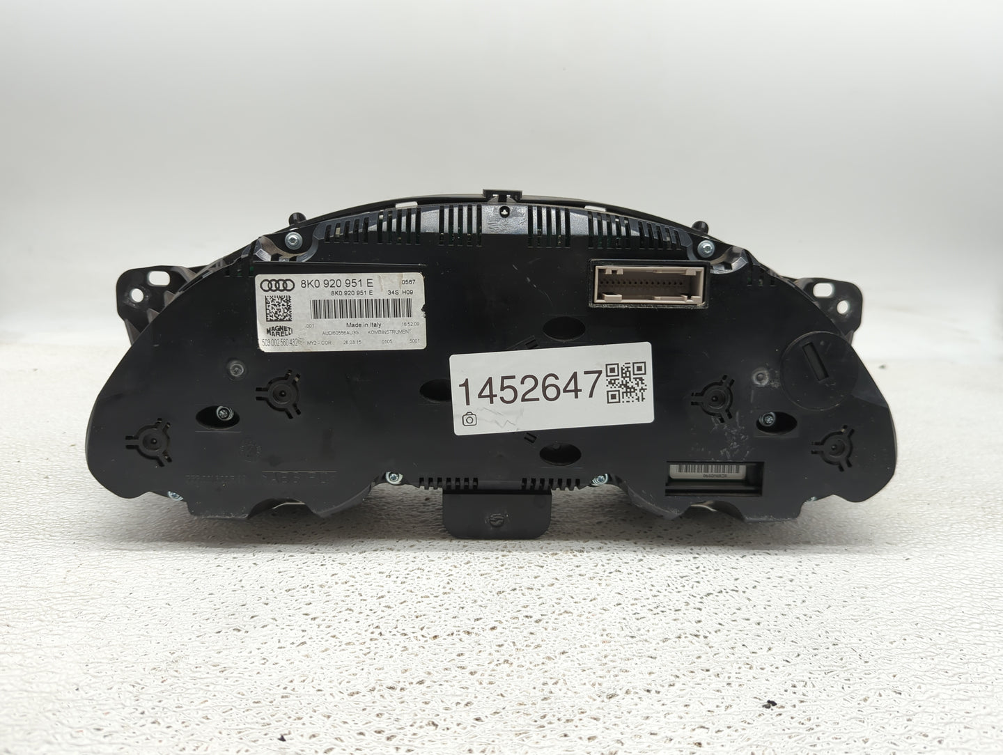 2013-2016 Audi A4 Instrument Cluster Speedometer Gauges P/N:8K0920951E 503.002.560.432 Miles:103K Fits Fits 2013 2014 2015 2