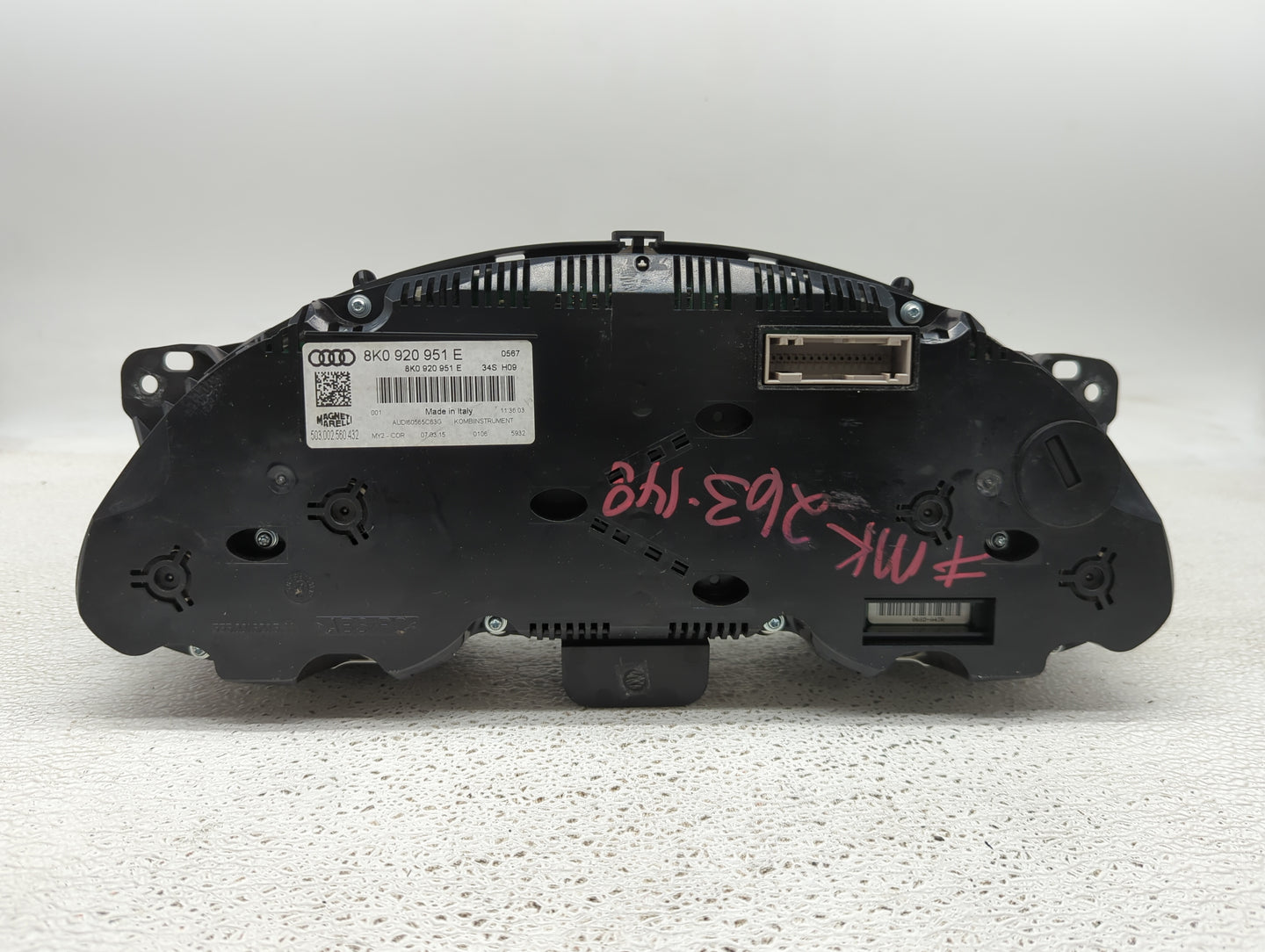 2013-2016 Audi A4 Instrument Cluster Speedometer Gauges P/N:8K0920951E 503002560432 Miles:68K Fits Fits 2013 2014 2015 2016 