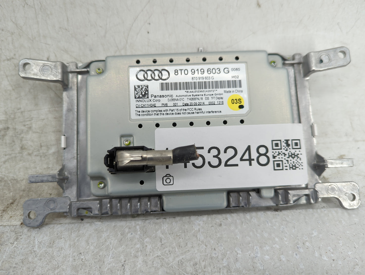 2013-2016 Audi A4 Information Display Screen - Oemusedautoparts1.com