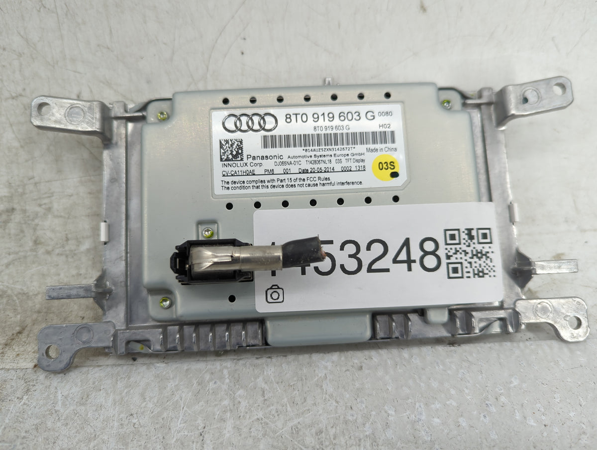 2013-2016 Audi A4 Information Radio Display Screen 1453248 - Oemusedautoparts1.com