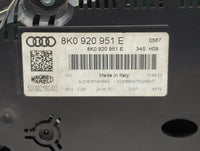 2013-2016 Audi A4 Instrument Cluster Speedometer Gauges P/N:8K0920951E 503002560432 Miles:134K Fits Fits 2013 2014 2015 2016