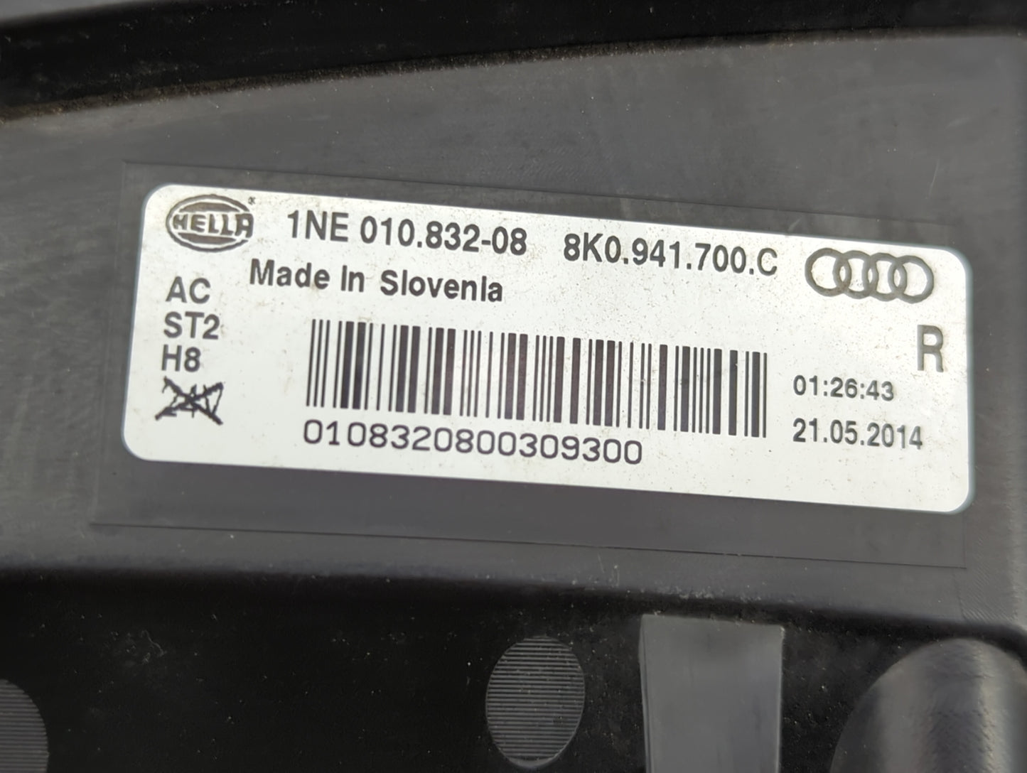 2013-2016 Audi A4 Passenger Right Oem Fog Light Lamp Black 1454473 - Oemusedautoparts1.com