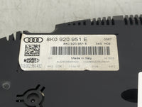 2015 Audi A4 Instrument Cluster Speedometer Gauges P/N:8K0920951E 503002560432, AUDI60566MA3G Miles:120K Fits OEM Used Auto 