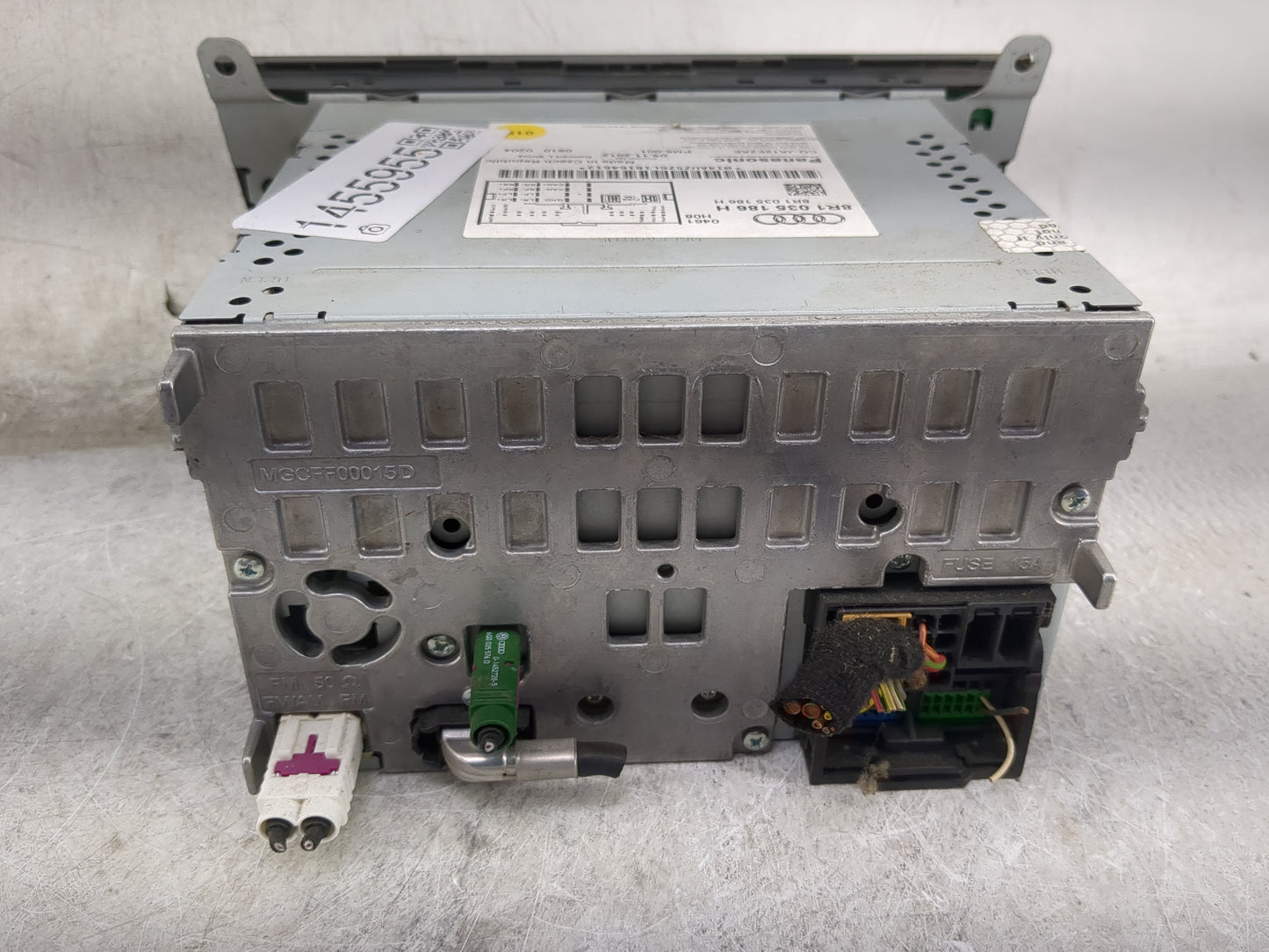 2013-2016 Audi A4 Radio AM FM Cd Player Receiver Replacement P/N:8R1035186Q CQ-JA12E6AE Fits Fits 2013 2014 2015 2016 OEM Us