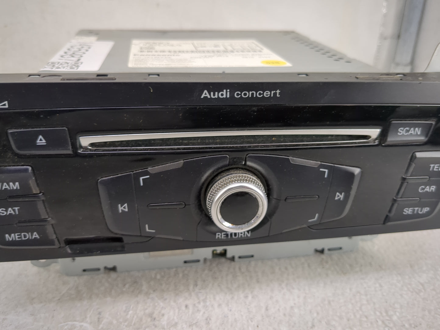 2013-2016 Audi A4 Radio AM FM Cd Player Receiver Replacement P/N:8R1035186Q CQ-JA12E6AE Fits Fits 2013 2014 2015 2016 OEM Us