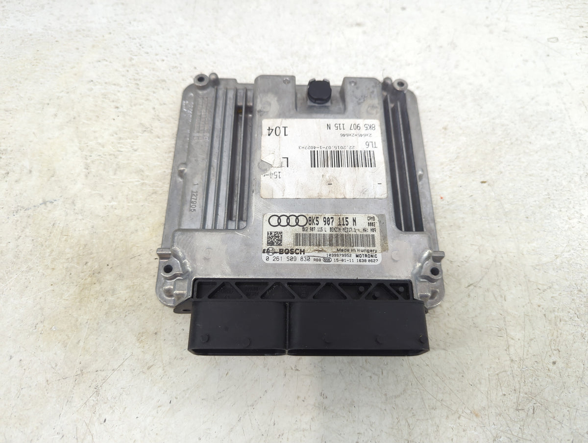 2015 Audi A4 PCM Engine Control Computer ECU ECM PCU OEM P/N:8K5907115N 8K2907115L, 0261S09830 OEM Used Auto Parts - Oemused
