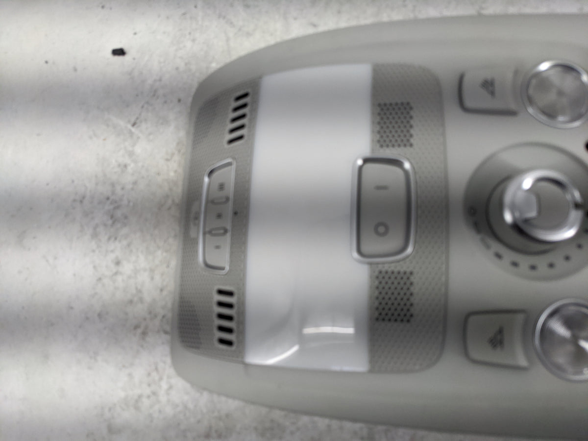 2013-2015 Audi A4 Overhead Console W/rear Climate Control Light Gray - Oemusedautoparts1.com