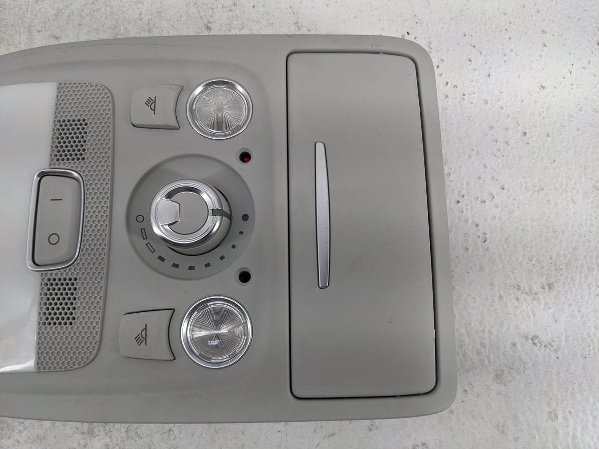 2013-2015 Audi A4 Overhead Console W/rear Climate Control Light Gray - Oemusedautoparts1.com