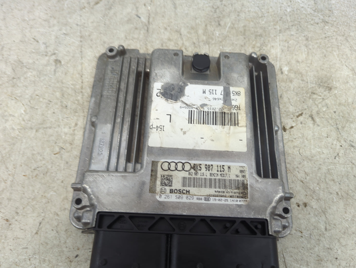 2015 Audi A4 PCM Engine Control Computer ECU ECM PCU OEM P/N:8K5907115M 8K2907115L, 0261S09829 Fits OEM Used Auto Parts - Oe