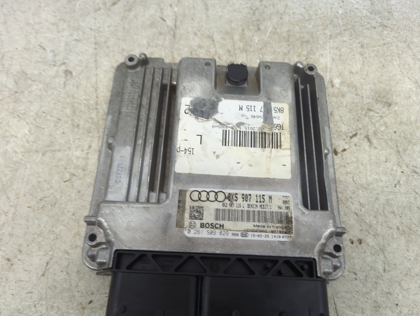 2015 Audi A4 PCM Engine Control Computer ECU ECM PCU OEM P/N:8K5907115M 8K2907115L, 0261S09829 Fits OEM Used Auto Parts - Oe