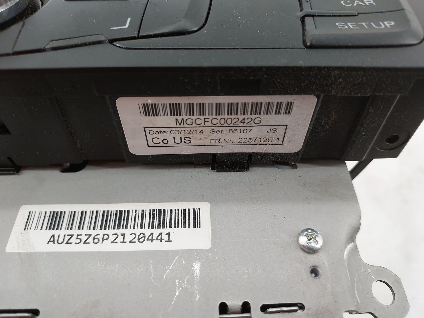 2013-2016 Audi A4 Radio AM FM Cd Player Receiver Replacement P/N:AUZ5Z6P2120441 MGCFC00242G Fits Fits 2013 2014 2015 2016 OE