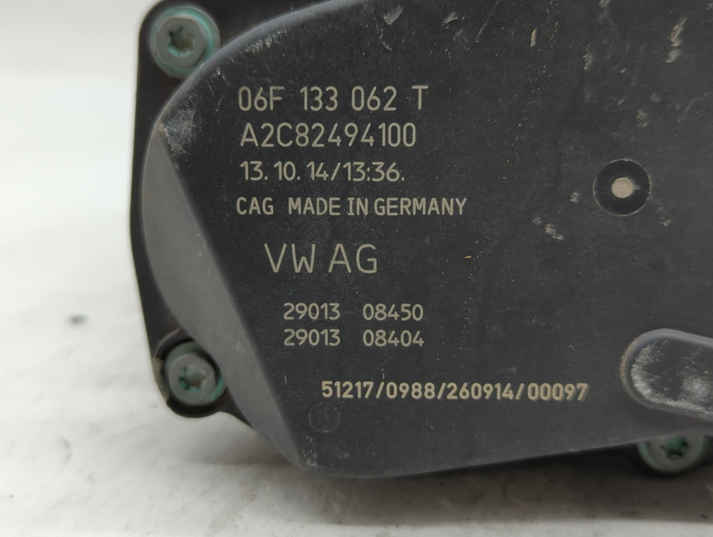 2005-2016 Audi A4 Throttle Body P/N:06F 133 062 G 06F 133 062 Q Fits OEM Used Auto Parts - Oemusedautoparts1.com