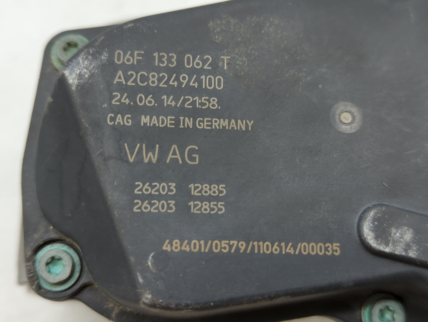 2005-2016 Audi A4 Throttle Body P/N:06F 133 062 G 06F 133 062 Q Fits OEM Used Auto Parts - Oemusedautoparts1.com