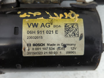 2014-2016 Audi A4 Car Starter Motor Solenoid OEM P/N:06H 911 021 E Fits Fits 2014 2015 2016 2017 OEM Used Auto Parts