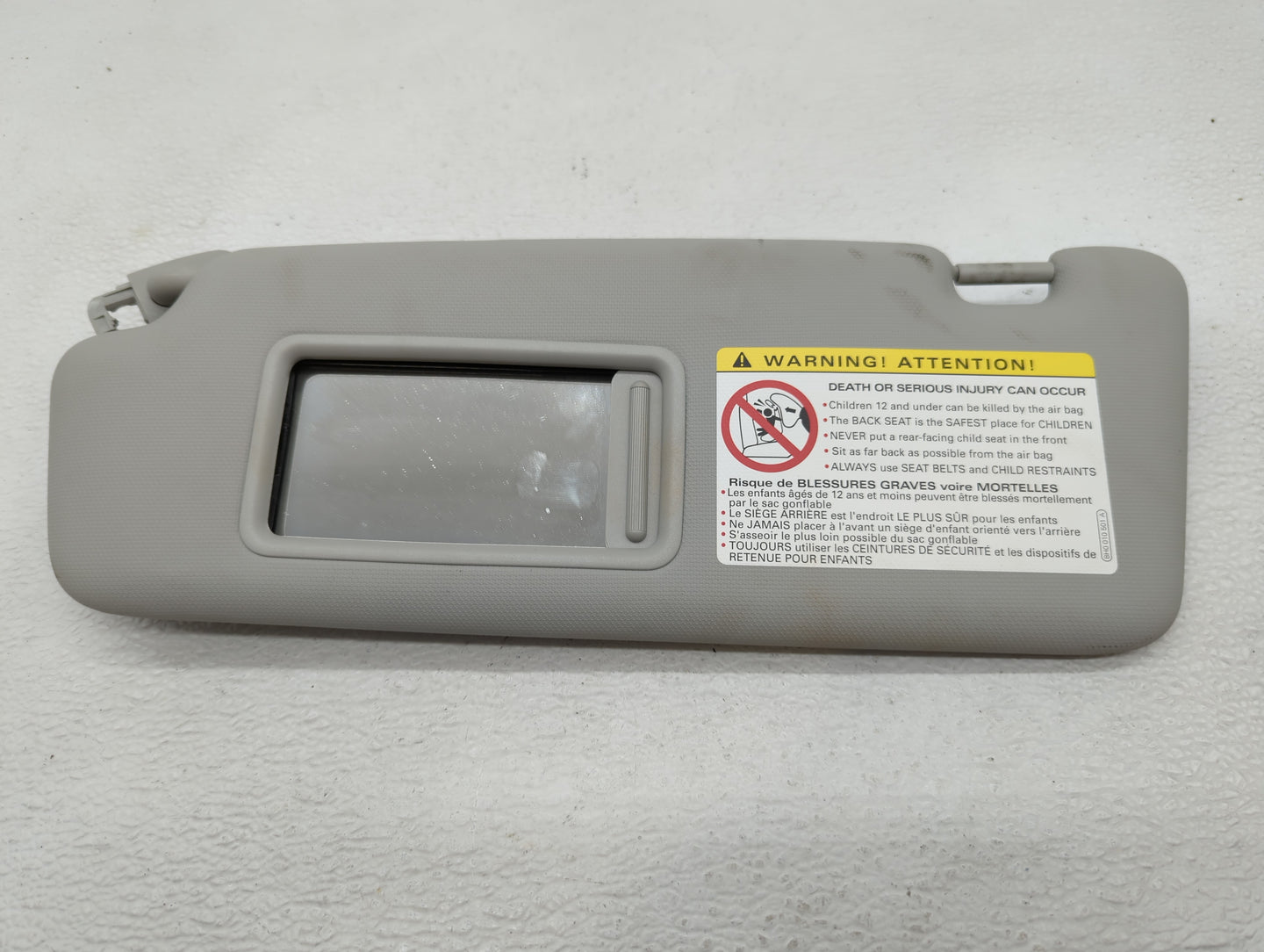 2013-2016 Audi A4 Sun Visor Shade Replacement Driver Left Mirror Fits Fits 2013 2014 2015 2016 OEM Used Auto Parts - Oemused