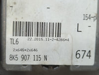 2015 Audi A4 PCM Engine Control Computer ECU ECM PCU OEM P/N:8K5 907 115 N Fits OEM Used Auto Parts - Oemusedautoparts1.com