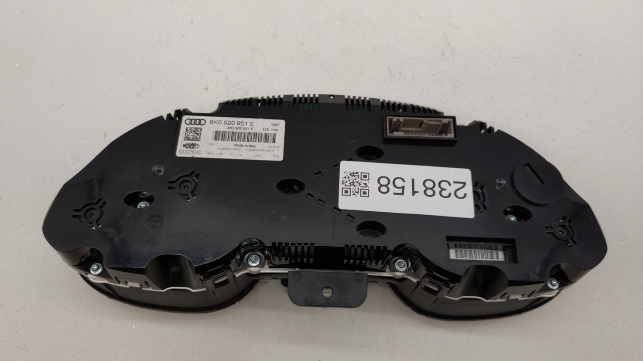 2013-2016 Audi A4 Quattro Instrument Cluster Speedometer Gauges P/N:8K0920951E 8K0 920 951 E Fits Fits 2013 2014 2015 2016 O
