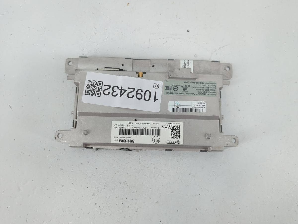 2013-2016 Audi A5 Information Radio Display Screen - Oemusedautoparts1.com