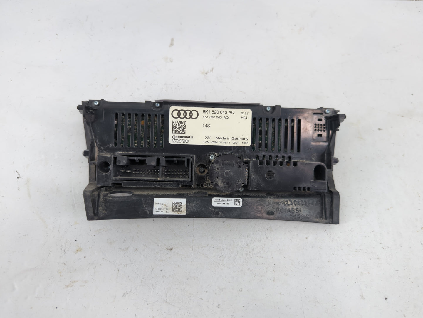 2014-2016 Audi A5 Climate Control Module Temperature AC/Heater Replacement P/N:8K1 820 043 AQ Fits Fits 2013 2014 2015 2016 