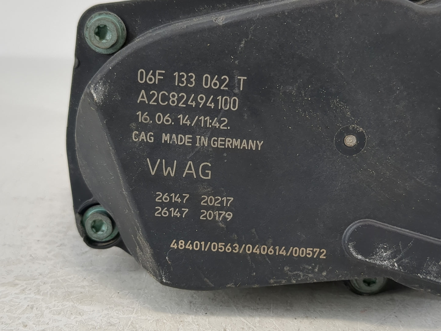 2010-2017 Audi A5 Throttle Body P/N:06F 133 062 T Fits OEM Used Auto Parts - Oemusedautoparts1.com