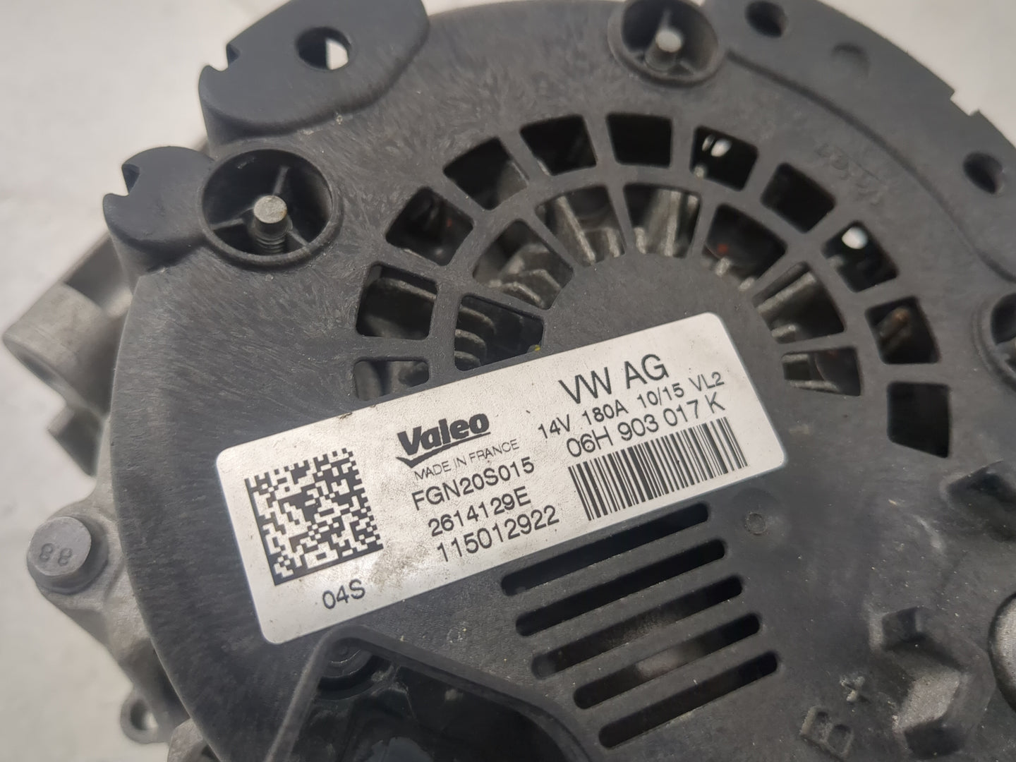 2013-2017 Audi A5 Alternator Replacement Generator Charging Assembly Engine OEM P/N:2614129E 06H 903 017 K Fits OEM Used Aut