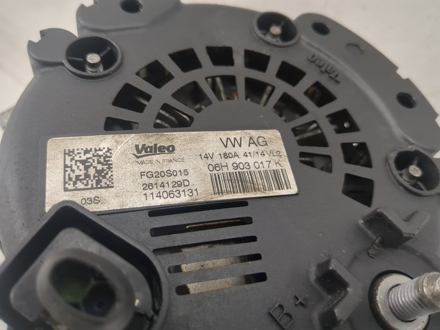 2013-2017 Audi A5 Alternator Replacement Generator Charging Assembly Engine OEM P/N:114063131 FG20S015 Fits OEM Used Auto Pa