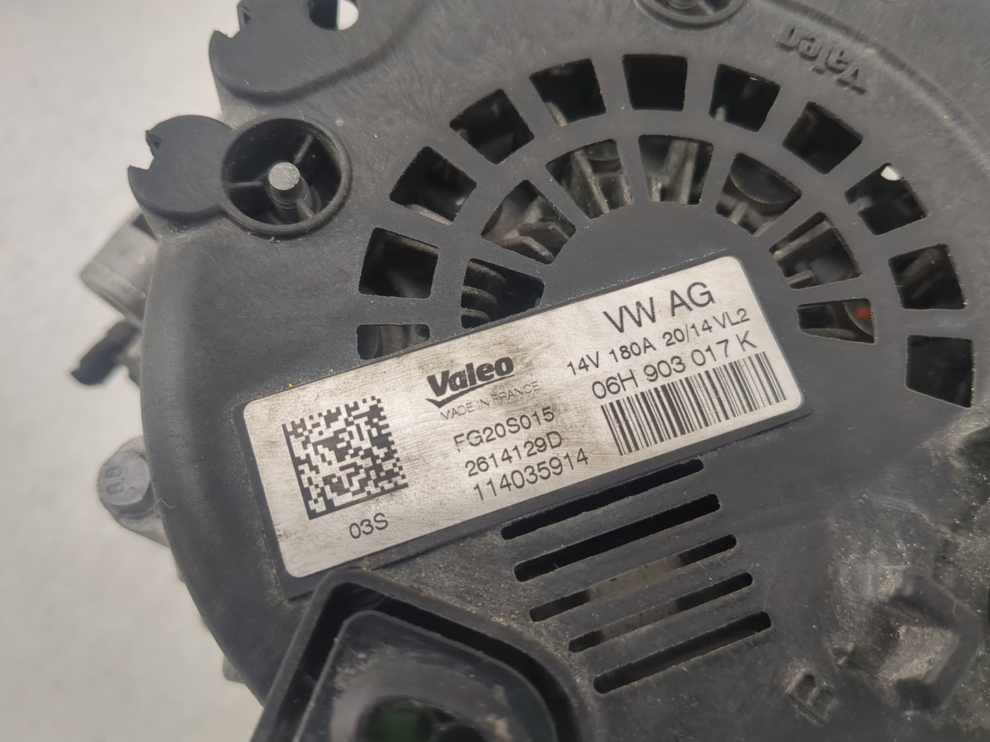 2013-2017 Audi A5 Alternator Replacement Generator Charging Assembly Engine OEM P/N:2614129D 06H 903 017 K Fits OEM Used Aut