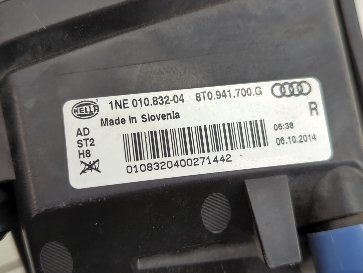 2013-2016 Audi A5 Passenger Right Oem Front Light Lamp Black 1454436 - Oemusedautoparts1.com