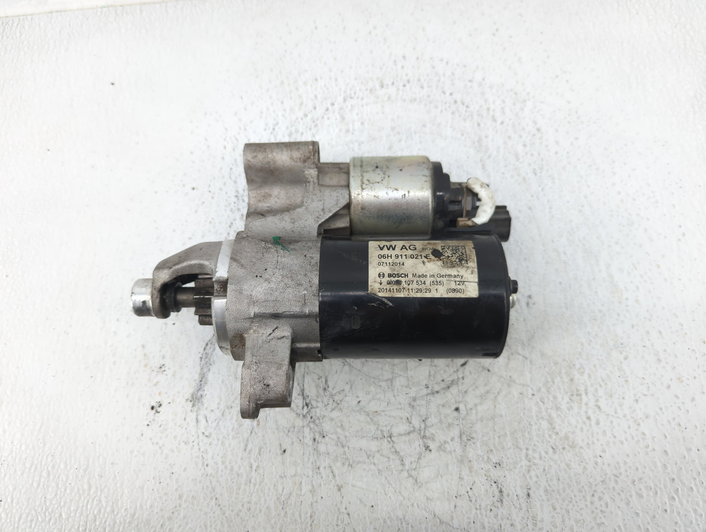 2015-2017 Audi A5 Car Starter Motor Solenoid OEM P/N:29092014 06H 911 021 E Fits Fits 2014 2015 2016 2017 OEM Used Auto Part