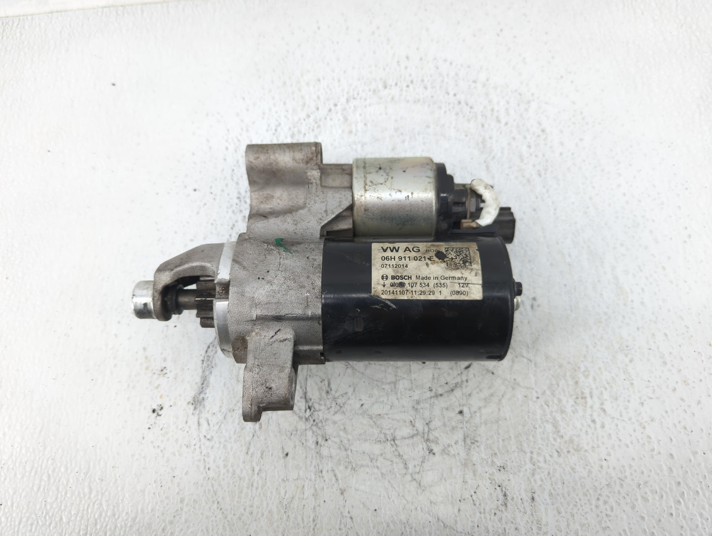 2015-2017 Audi A5 Car Starter Motor Solenoid OEM P/N:29092014 06H 911 021 E Fits Fits 2014 2015 2016 2017 OEM Used Auto Part
