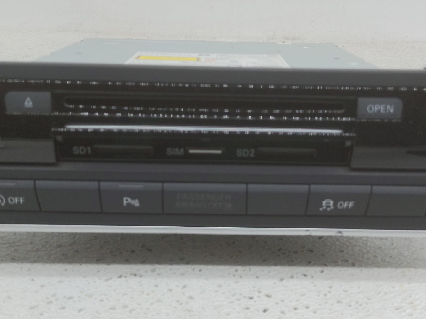 2012-2015 Audi A6 Radio AM FM Cd Player Receiver Replacement P/N:4G0035746G Fits Fits 2012 2013 2014 2015 2016 2017 OEM Used
