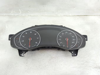 compare product 2014-2015 Audi A6 Instrument Cluster Speedometer Gauges P/N:4G8920984K 0263672217 Miles:16K Fits Fits 2014 2015 OEM Used Auto Parts