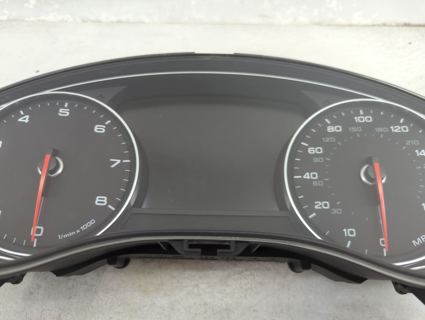 2014-2015 Audi A6 Instrument Cluster Speedometer Gauges P/N:4G8920984K 0263672217 Miles:16K Fits Fits 2014 2015 OEM Used Aut