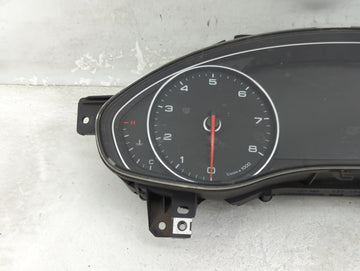2014-2015 Audi A6 Instrument Cluster Speedometer Gauges P/N:4G8920984K 0263672217 Miles:98K Fits Fits 2014 2015 OEM Used Auto Parts