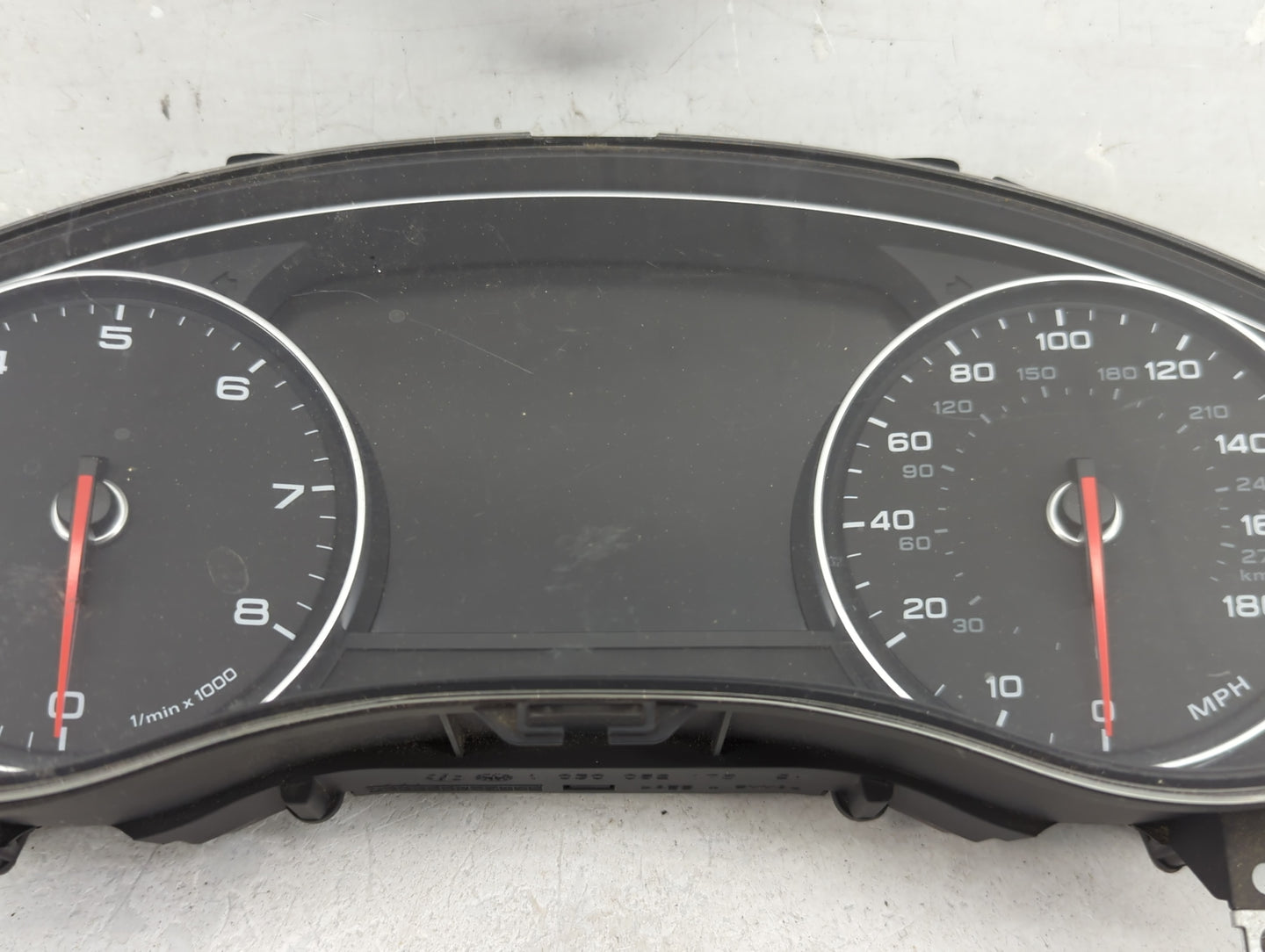 2014-2015 Audi A6 Instrument Cluster Speedometer Gauges P/N:4G8920984K 0263672217 Miles:98K Fits Fits 2014 2015 OEM Used Aut