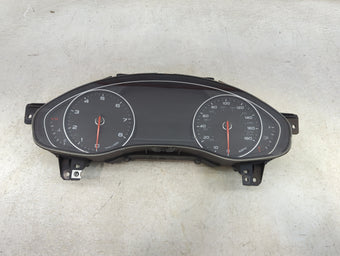 compare product 2014-2015 Audi A6 Instrument Cluster Speedometer Gauges P/N:4G8920984K 0263672217 Miles: Fits Fits 2014 2015 OEM Used Auto Parts