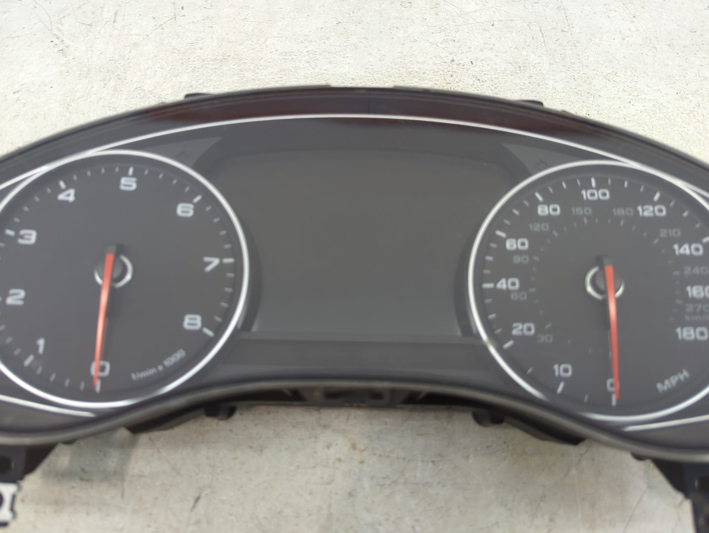 2014-2015 Audi A6 Instrument Cluster Speedometer Gauges P/N:4G8920984K 0263672217 Miles: Fits Fits 2014 2015 OEM Used Auto P