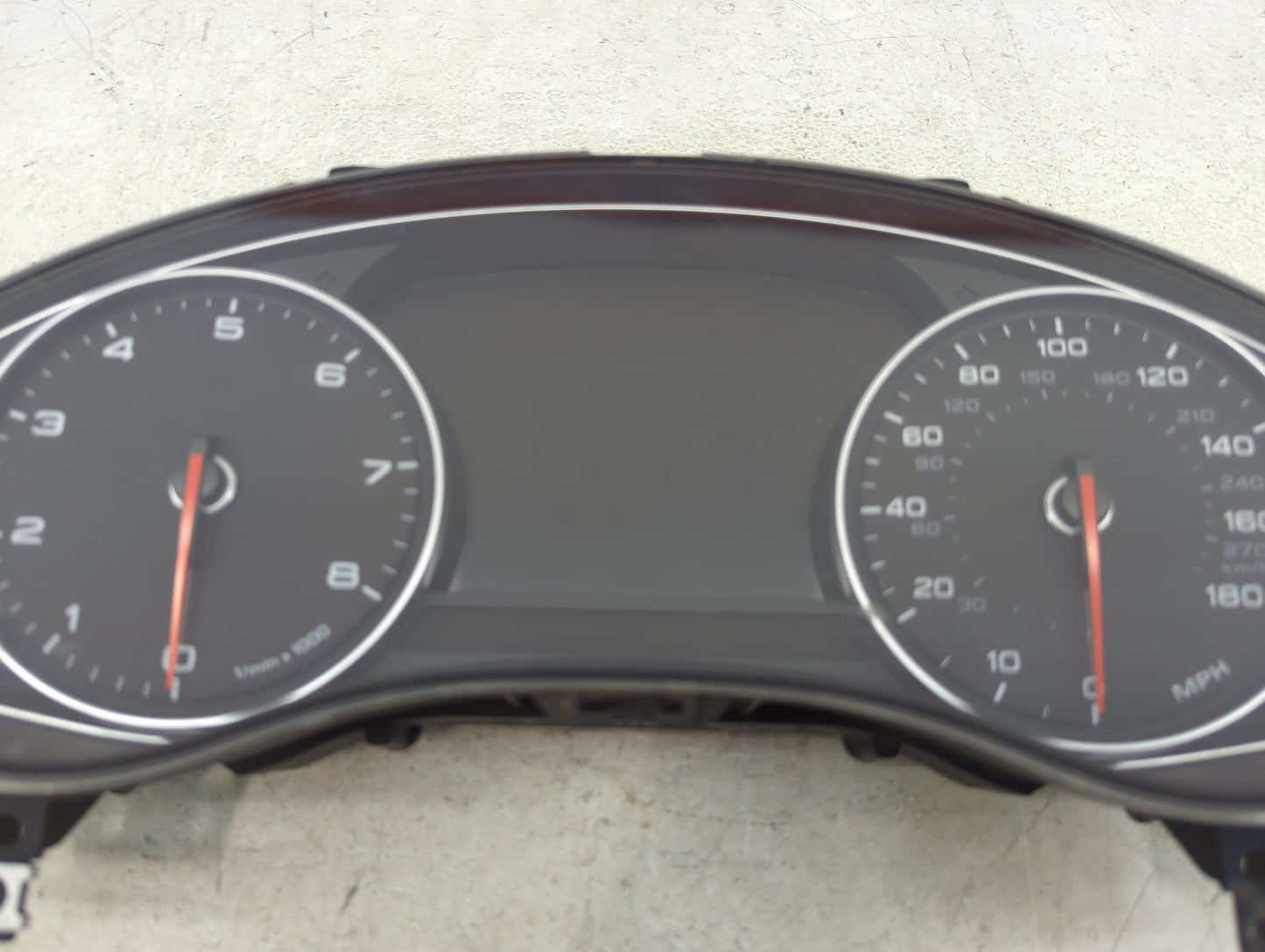 2014-2015 Audi A6 Instrument Cluster Speedometer Gauges P/N:4G8920984K 0263672217 Miles: Fits Fits 2014 2015 OEM Used Auto P