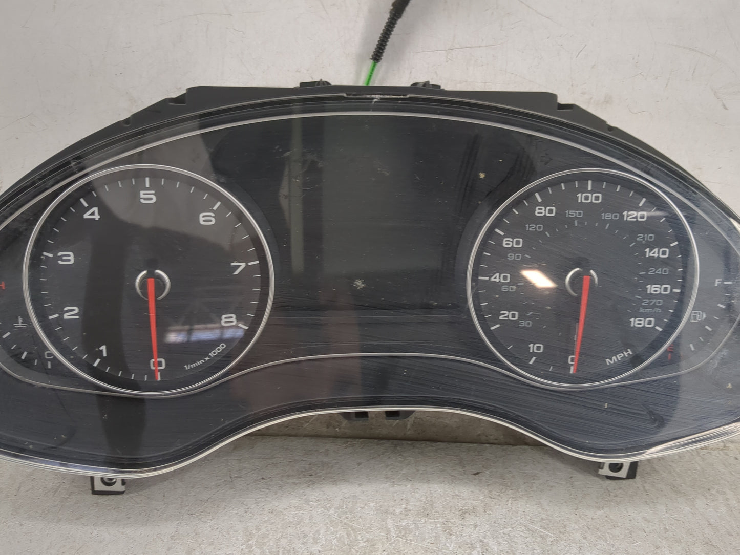 2014-2015 Audi A6 Instrument Cluster Speedometer Gauges P/N:0 263 672 217 4G8 920 984 K, 4G8920984K Miles: Fits Fits 2014 20