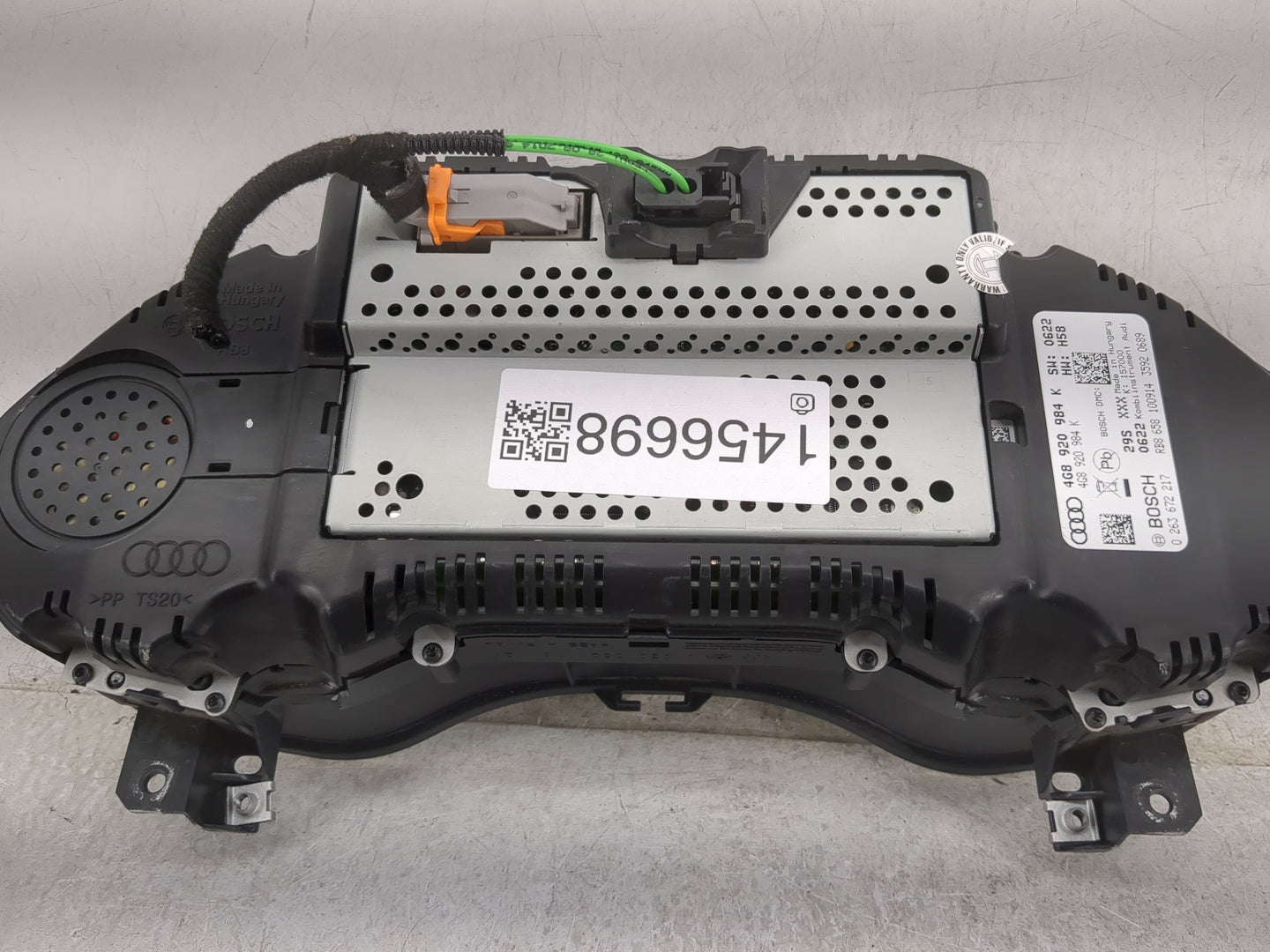 2014-2015 Audi A6 Instrument Cluster Speedometer Gauges P/N:0 263 672 217 4G8 920 984 K, 4G8920984K Miles: Fits Fits 2014 20