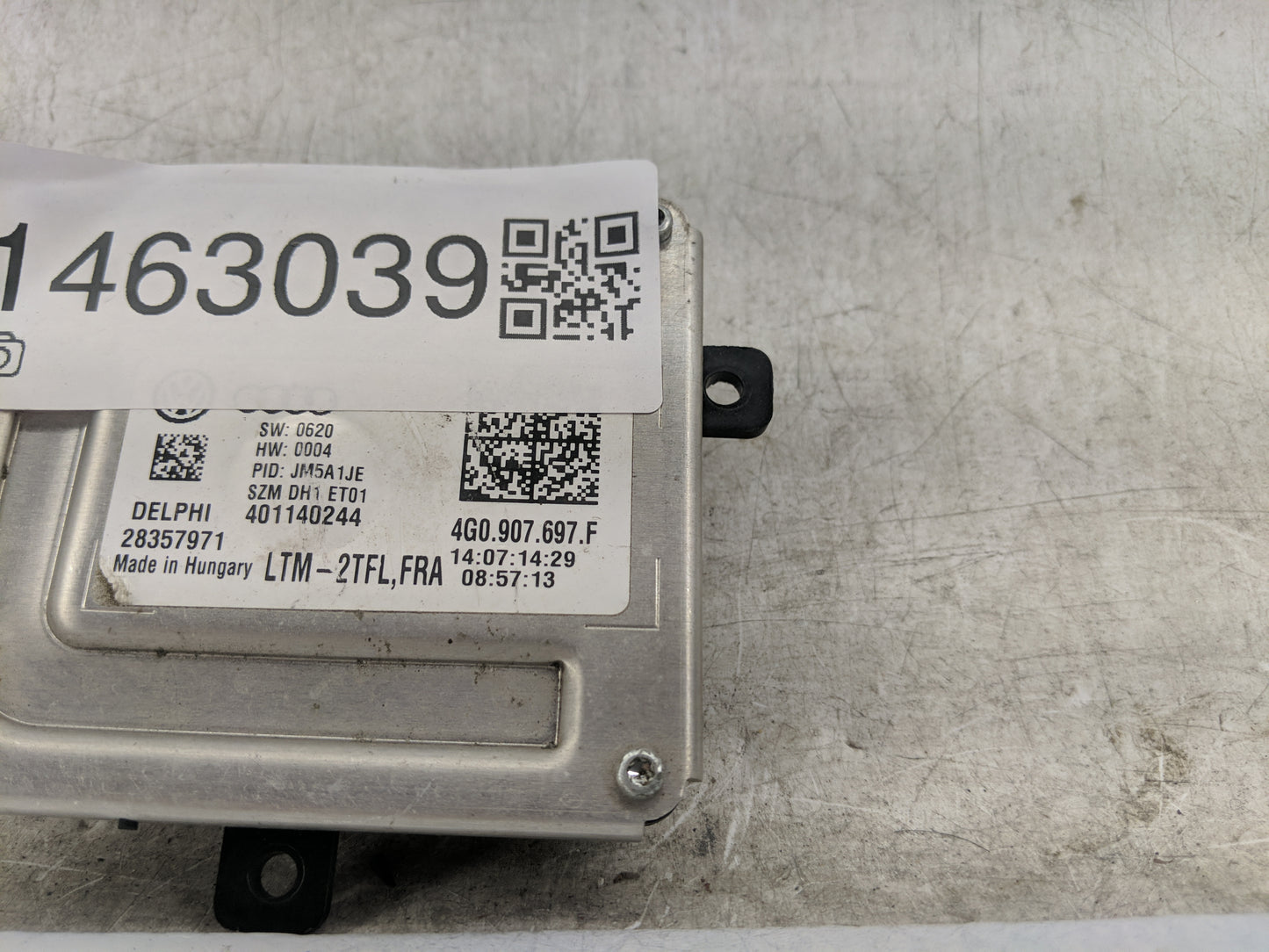 2015 Audi A6 Headlight Ballast Head Light 1463039 - Oemusedautoparts1.com