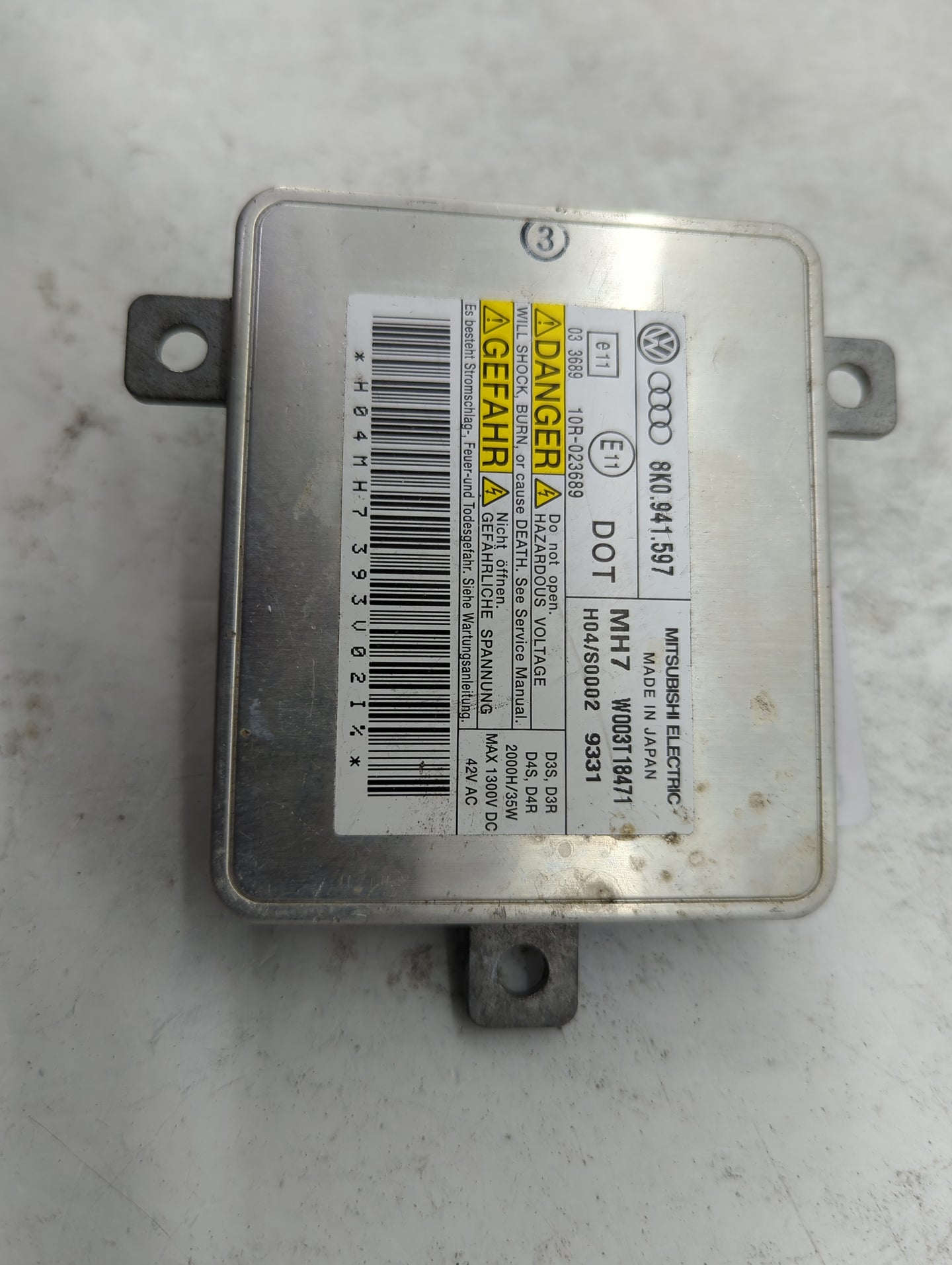 2015 Audi A6 Headlight Ballast Head Light 1463064 - Oemusedautoparts1.com