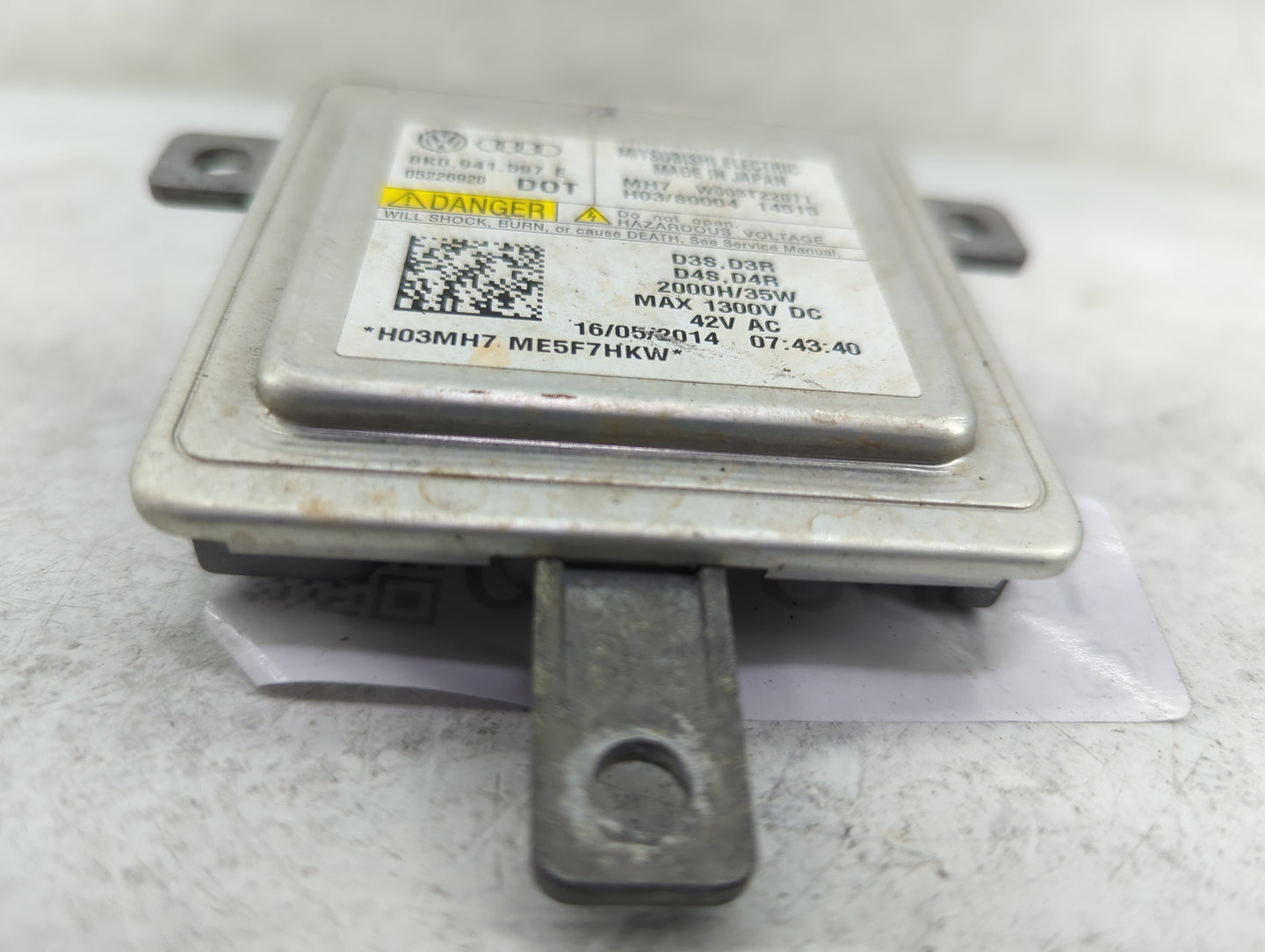 2015 Audi A6 Headlight Ballast Head Light 1463100 - Oemusedautoparts1.com