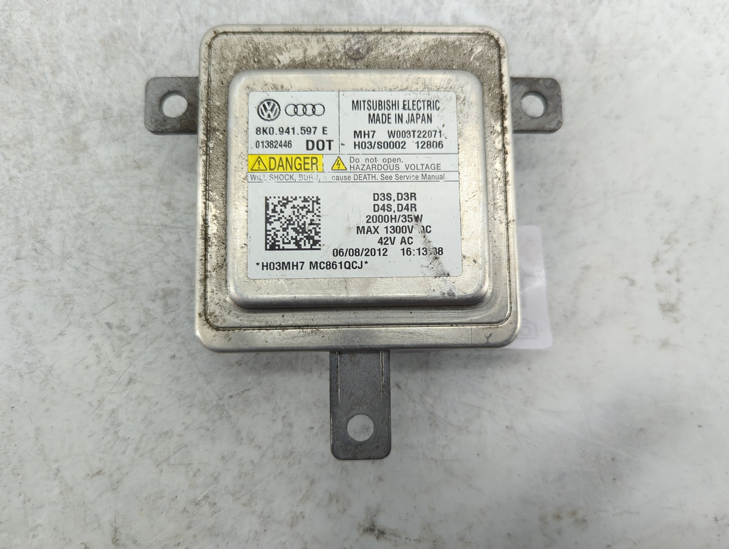 2015 Audi A6 Headlight Ballast Head Light 1463113 - Oemusedautoparts1.com